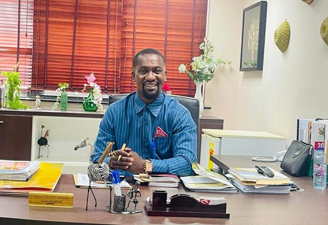 Teddy Safori Addi, Member of Parliament (MP) for Ayensuano in the Eastern Region